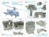 Quinta Studio QDS-35073 AH-64D/E 3D-Printed & coloured Interior on decal paper (Meng) (small version) 1/35